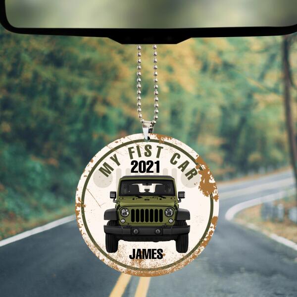 Personalized My First Car Ornament