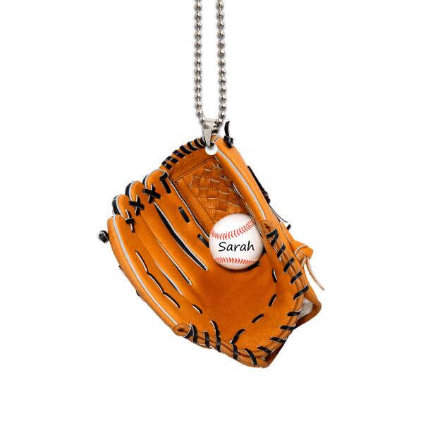Personalized Baseball Gloves Ornament