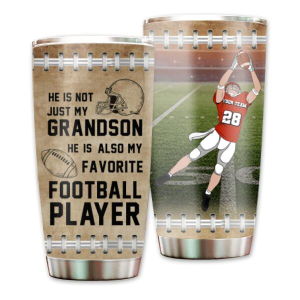Personalized US Football Touchdown Tumbler