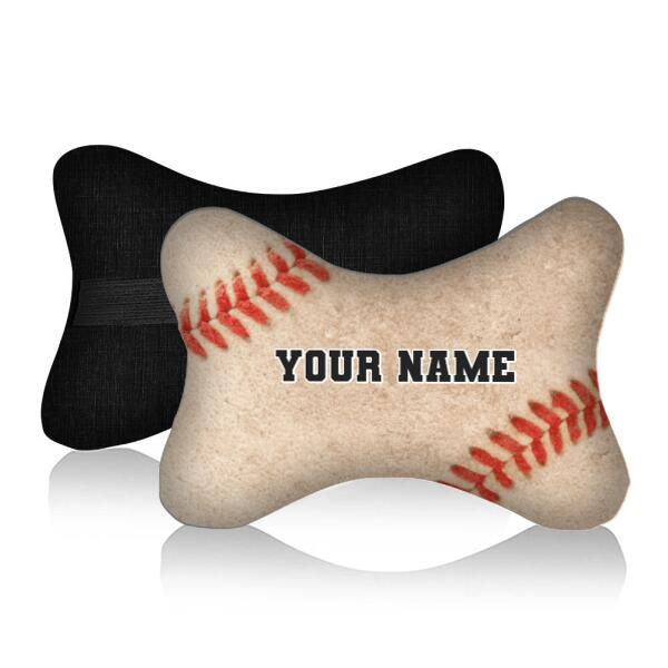 Personalized Baseball Car Headrest Pillow