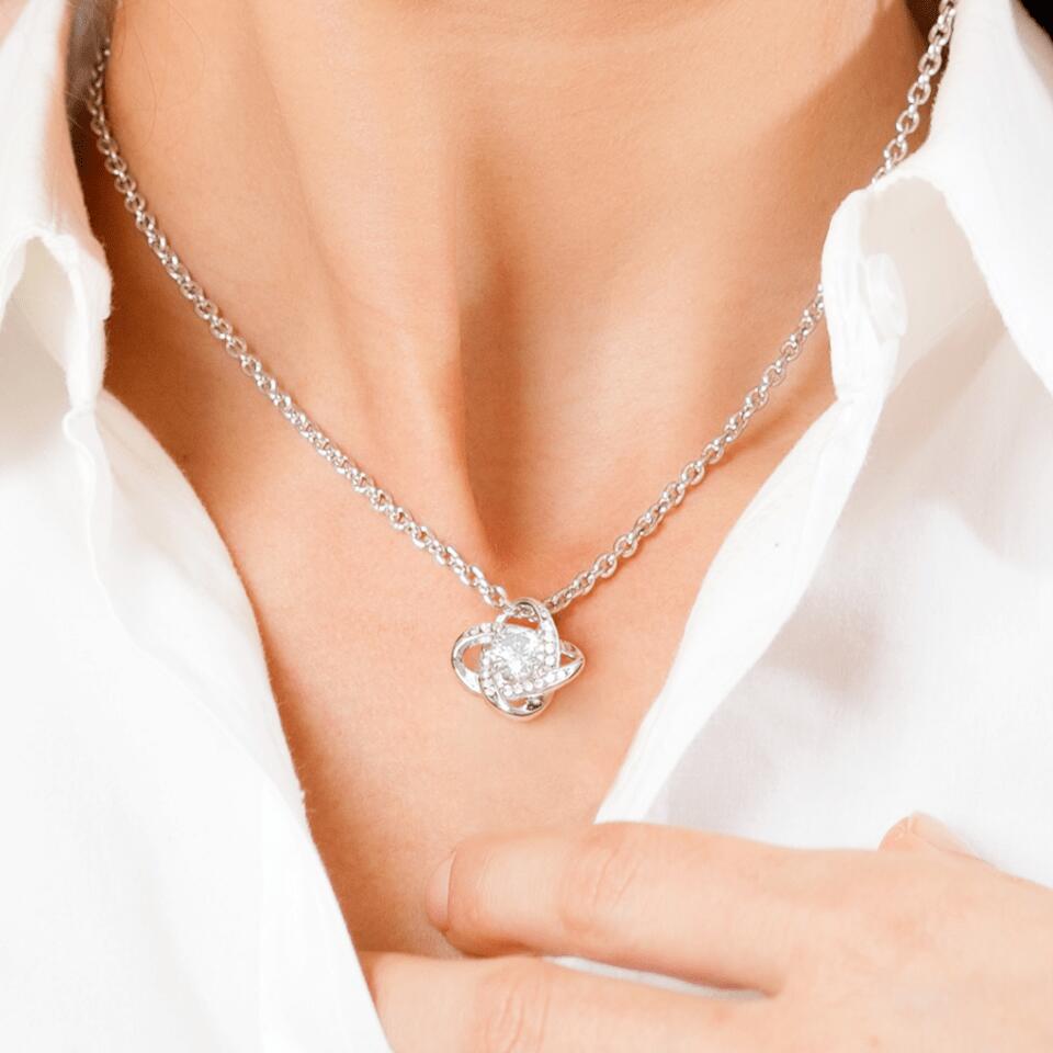 Personalized Firefighter Mom Necklace with Message Card 01