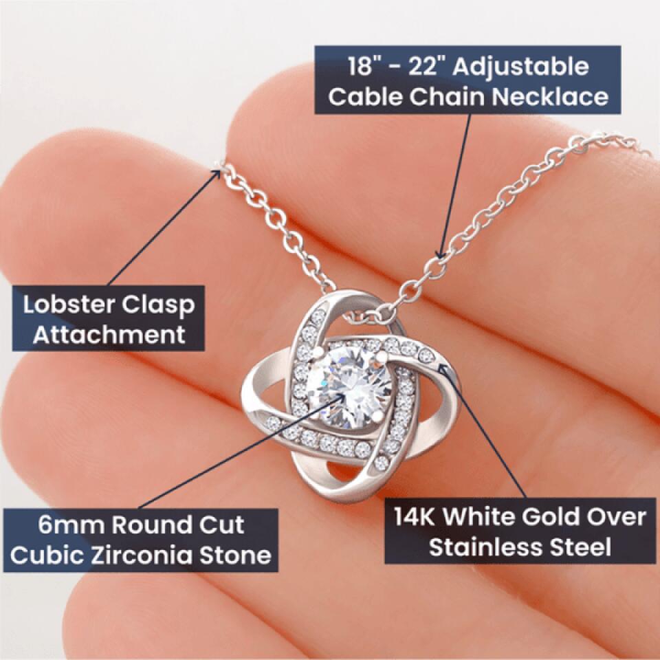 Personalized Firefighter Mom Necklace with Message Card 01