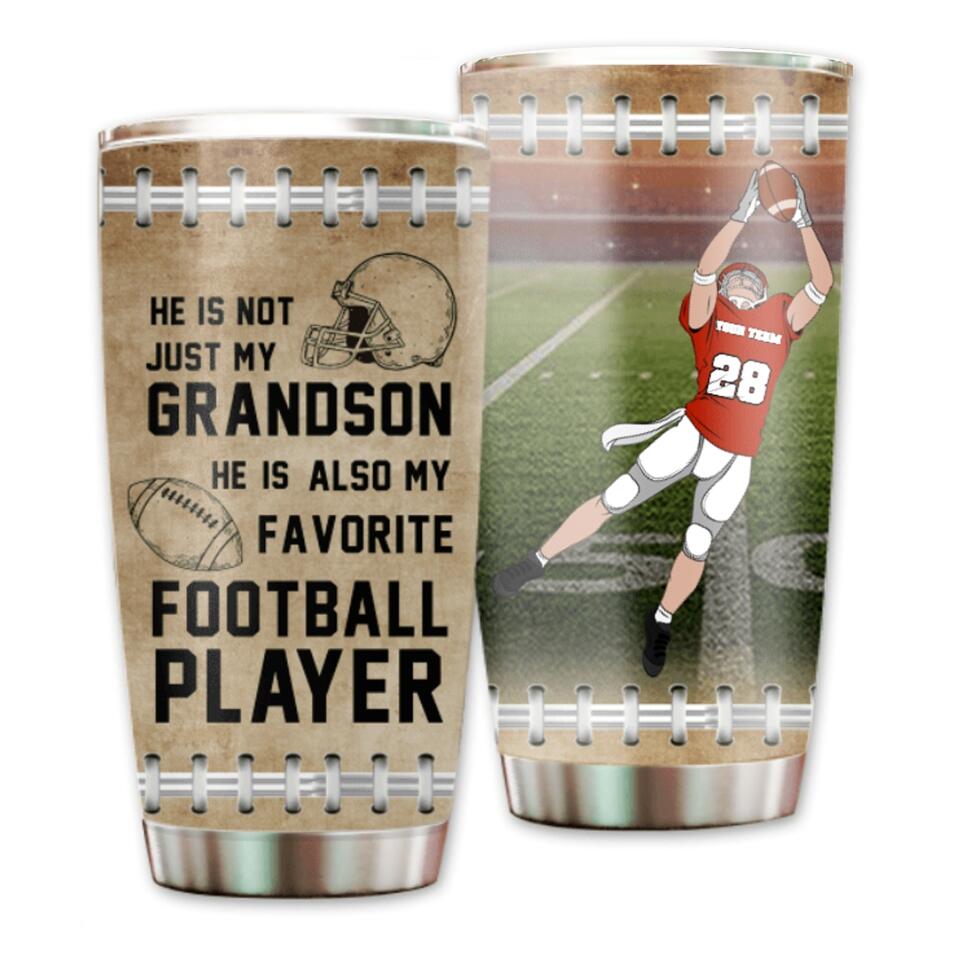 Personalized US Football Touchdown Tumbler 07