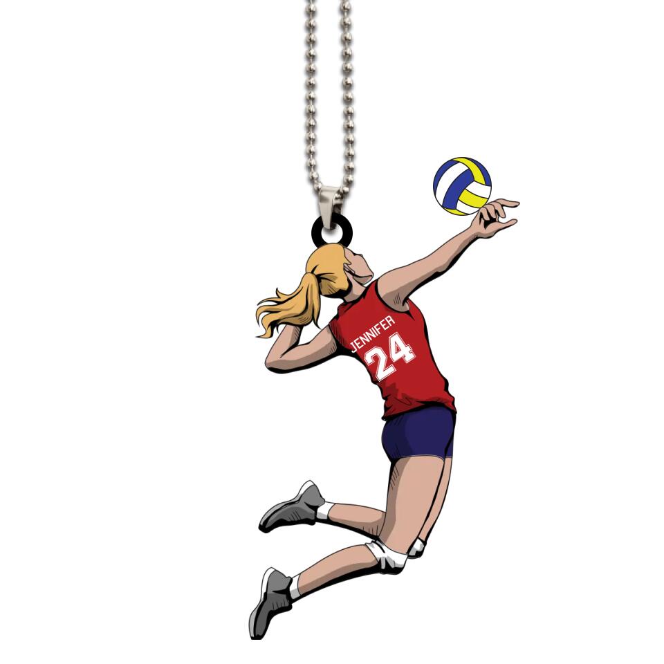 Volleyball Ornament Attack 03 Personalized Gift