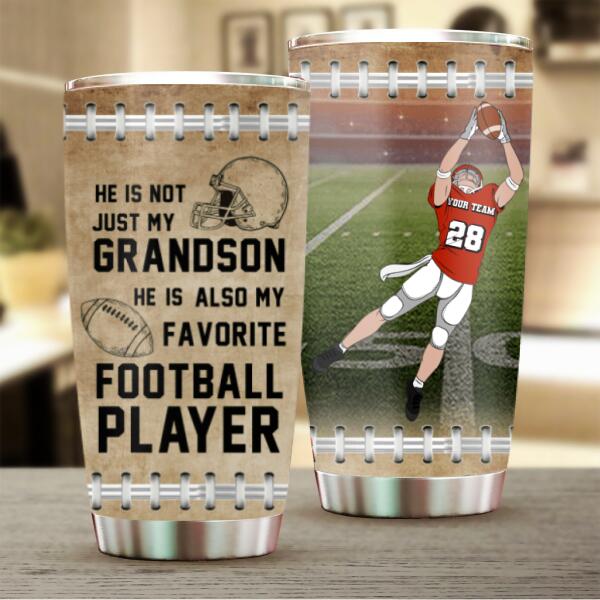 Personalized US Football Touchdown Tumbler