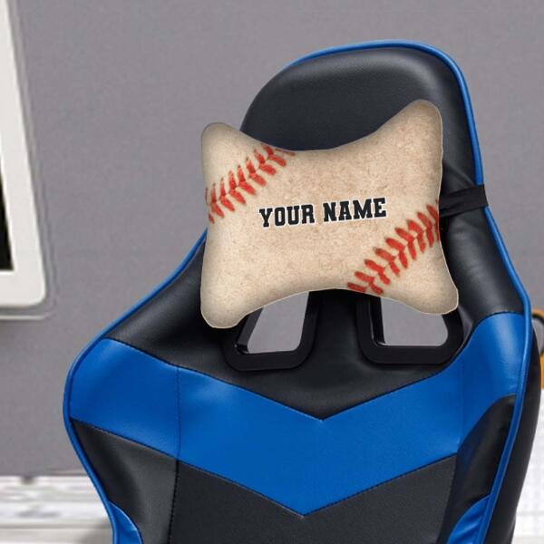 Personalized Baseball Car Headrest Pillow