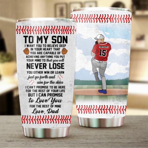 Personalized Baseball Wind Up 2 Vintage Tumbler