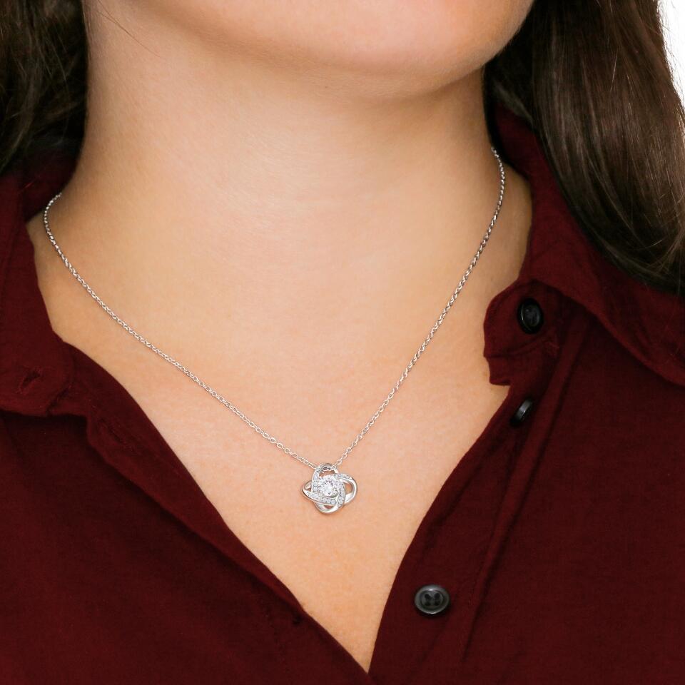 Personalized Firefighter Mom Necklace with Message Card 01