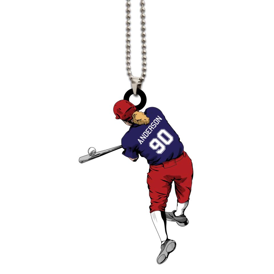 Baseball Ornament Batter Swing 02