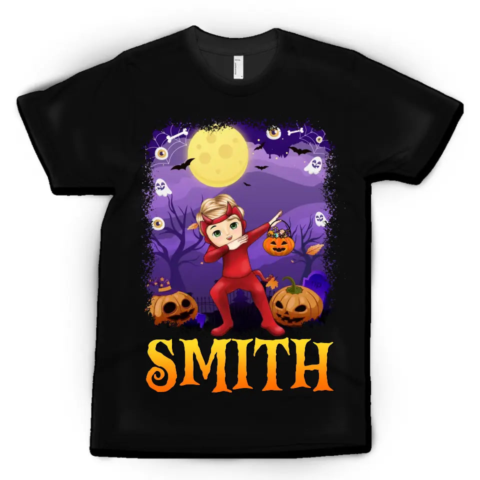 Kid Dabbing Halloween