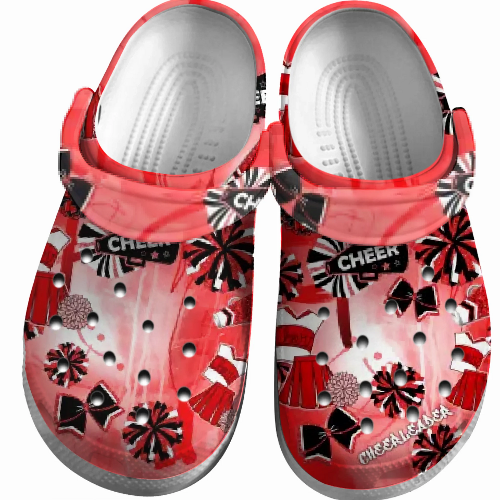 Cheerleading Clogs Graffiti Art 01 Red Version Personalized Gift