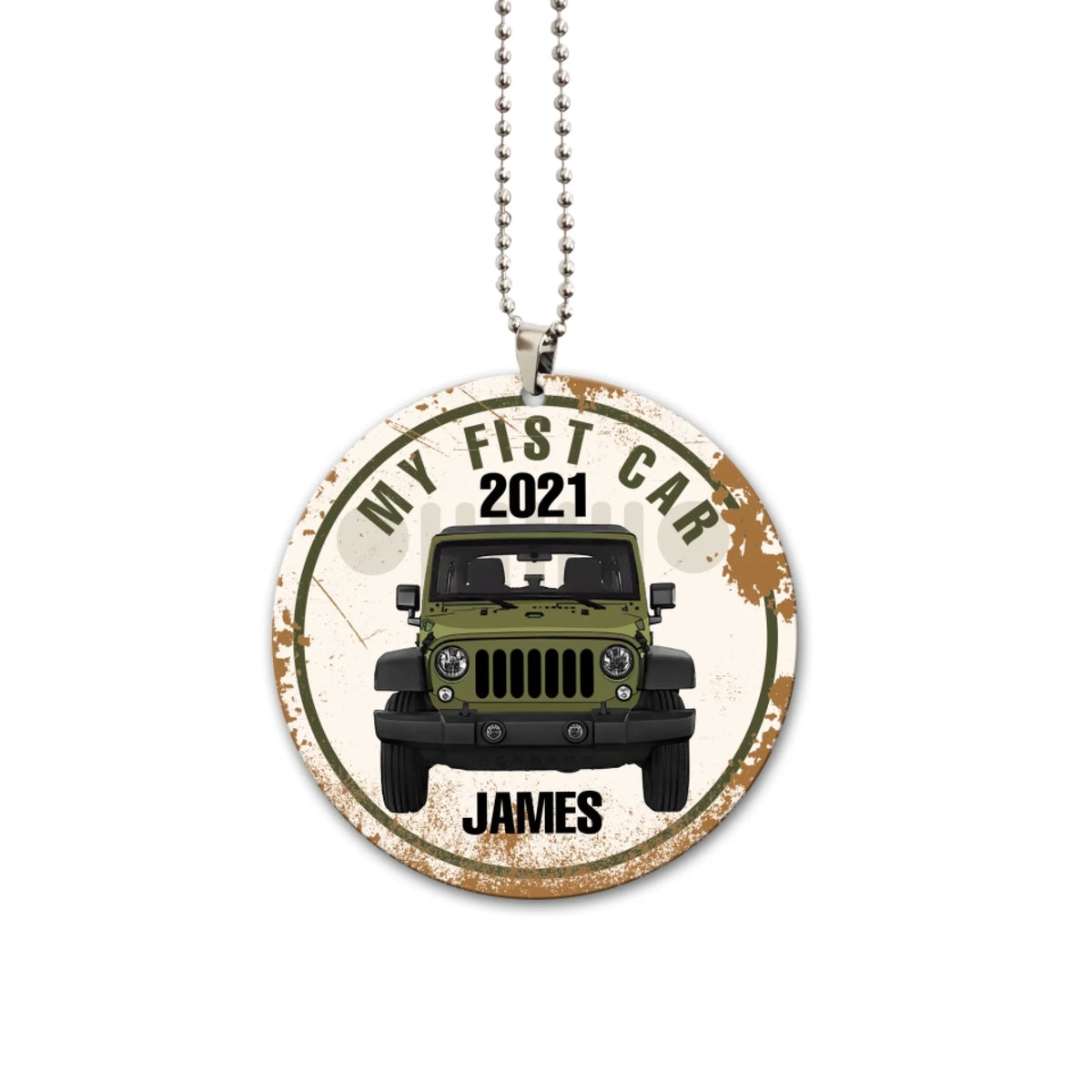 Personalized My First Car Ornament