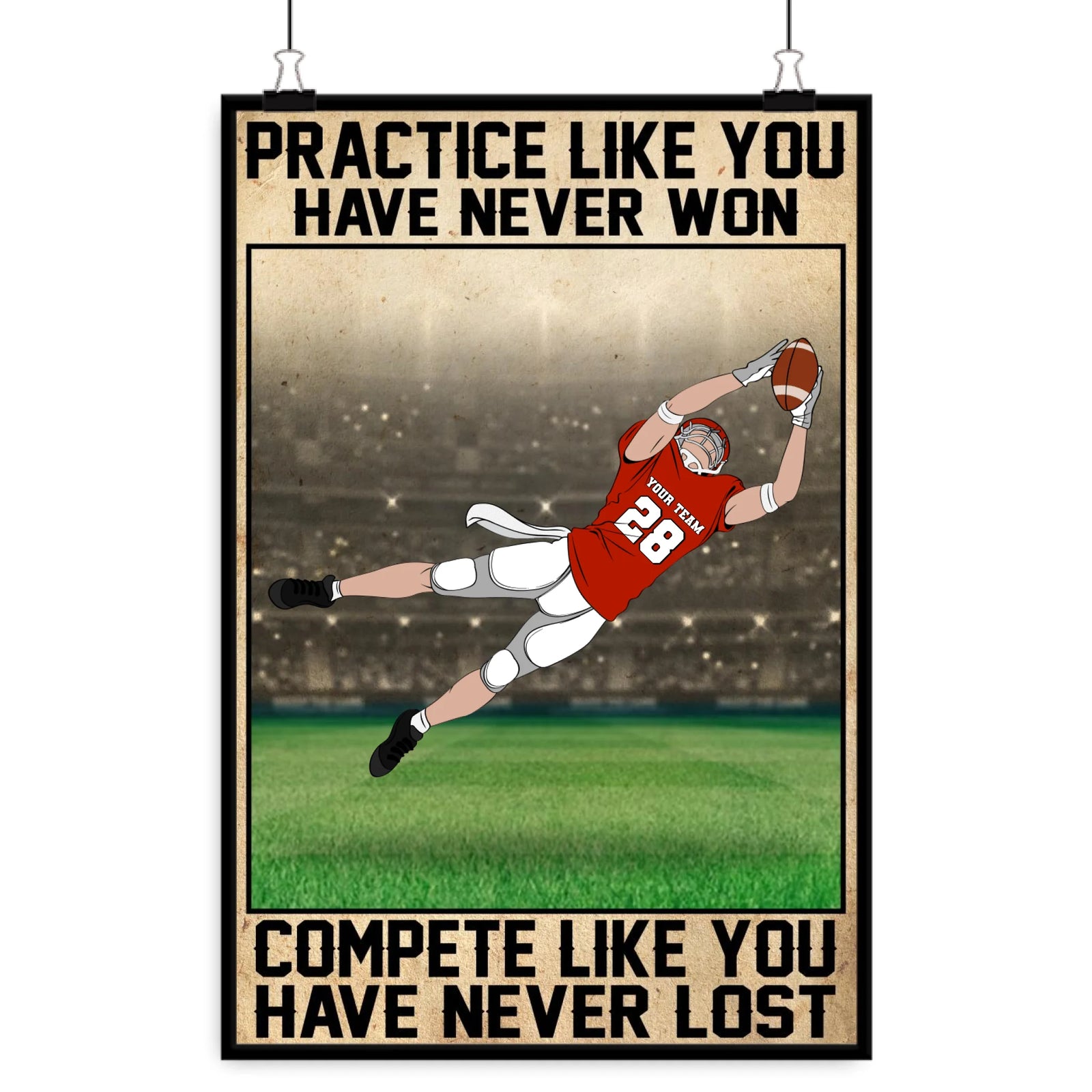 Personalized Practice Like You Have Never Won Compete Like You Have Never Lost Poster